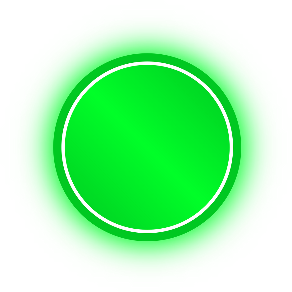 Neon Green Circle Banner, Neon Circle